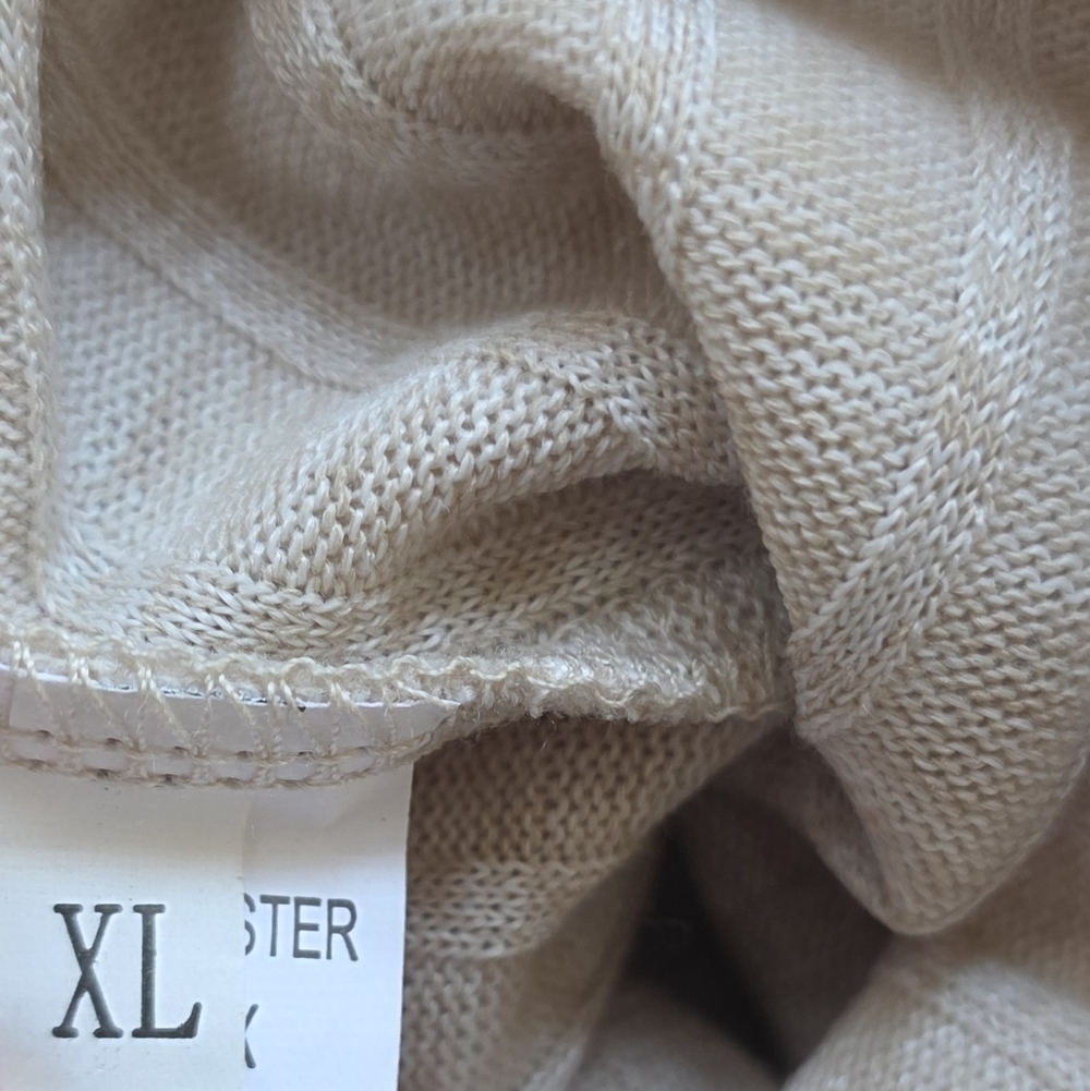 Cream Ribbed Long Sleeve Bodysuit - Picture 5 of 6